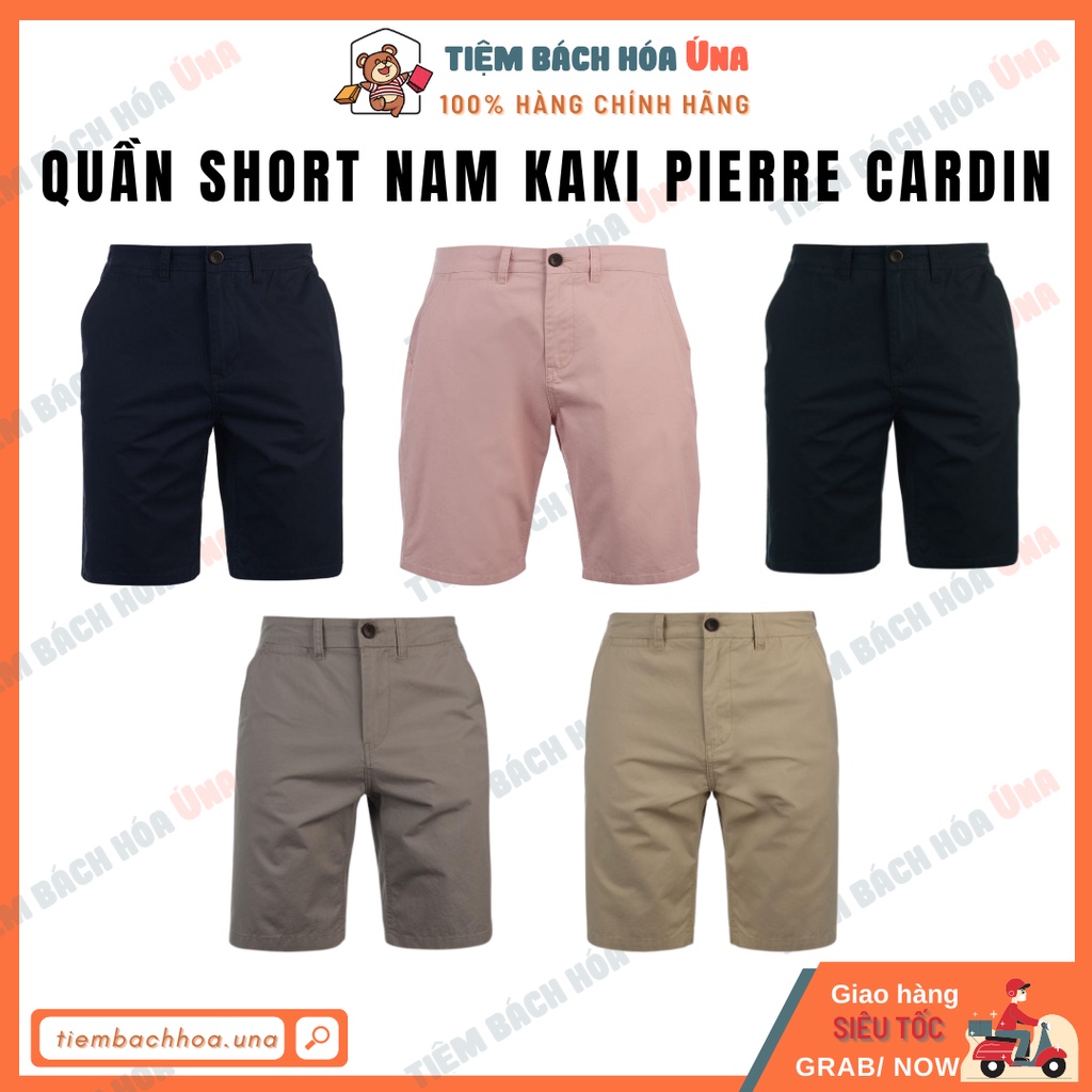 Quần short kaki nam Pierre Cardin cao cấp có túi hợp thời trang