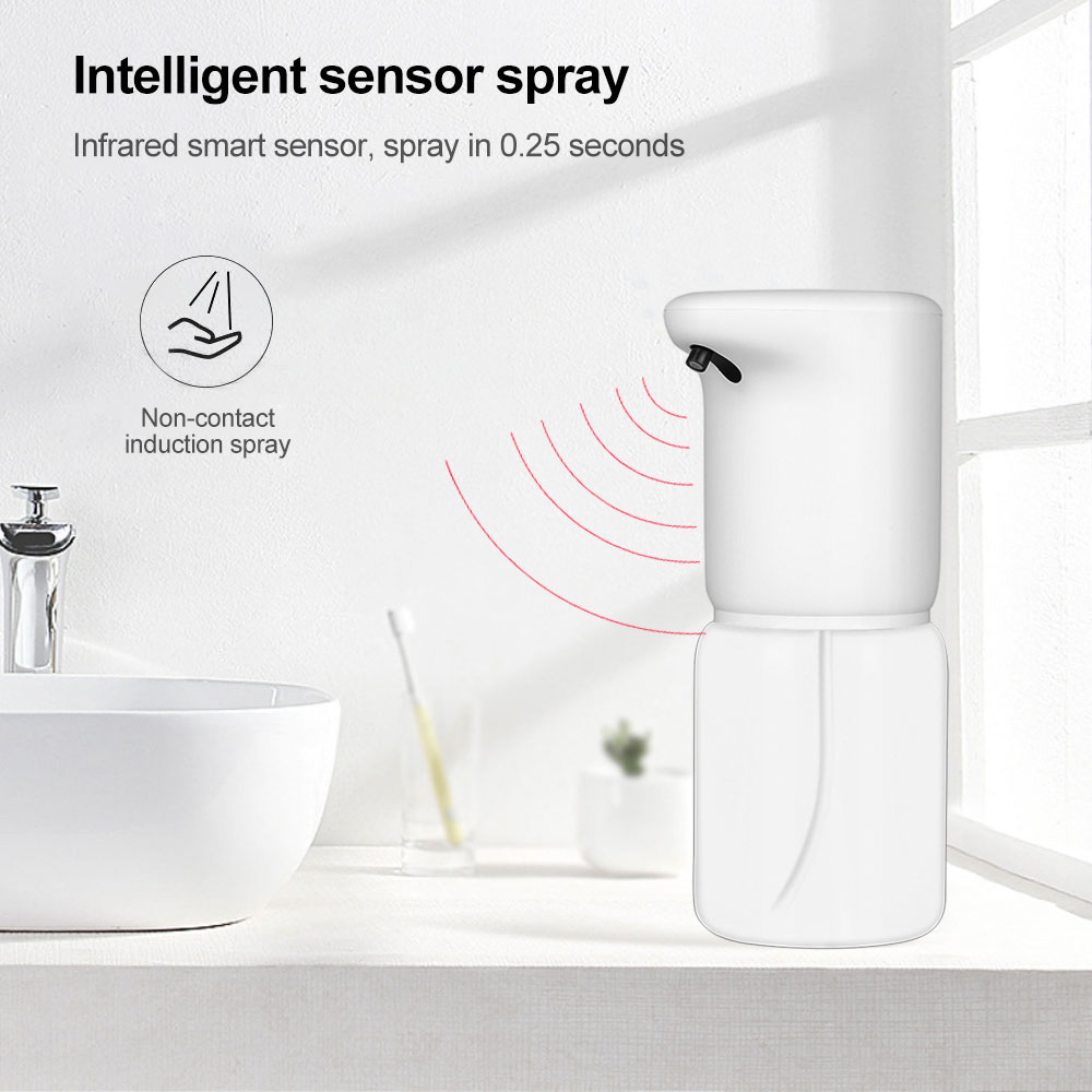 【Ready Stock】 Automatic sensor soap dispenser sprayer infrared sensor USB rechargeable 【Okase】