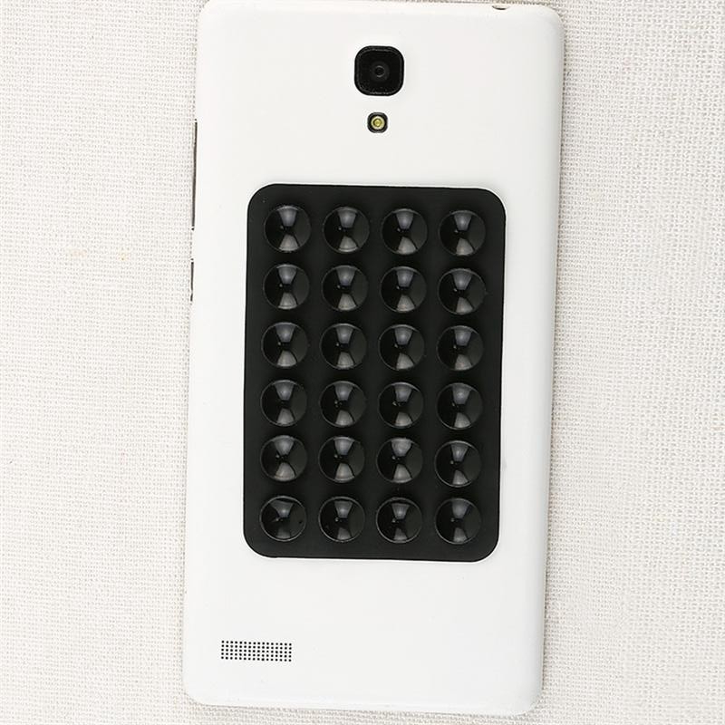 Giá Đỡ Điện Thoại / Máy Nghe Nhạc VR Mobile MP4 GPS Hình Vuông Bằng Silica Gel Có Giác Hút Cao Su Tự Dính