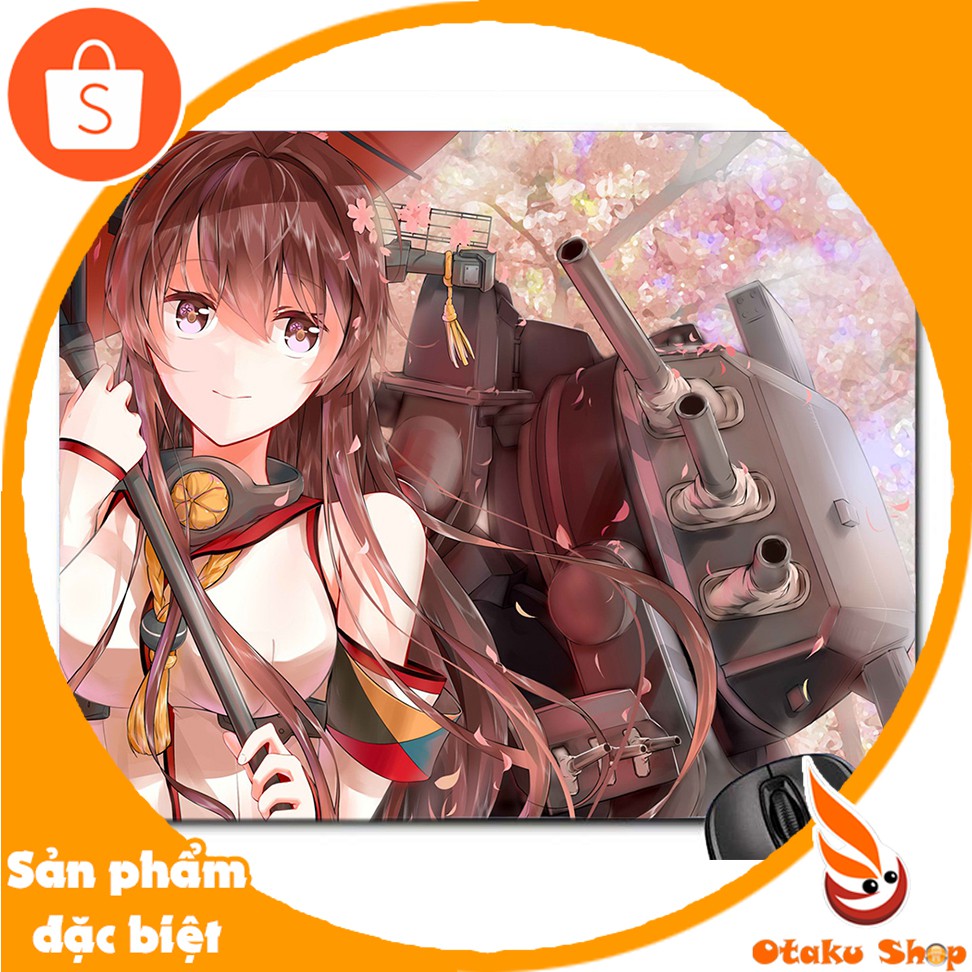 Mouse pad,Bàn di chuột,Lót chuột máy tính cao su 20x24 Anime Kantai Collection - KanColle -