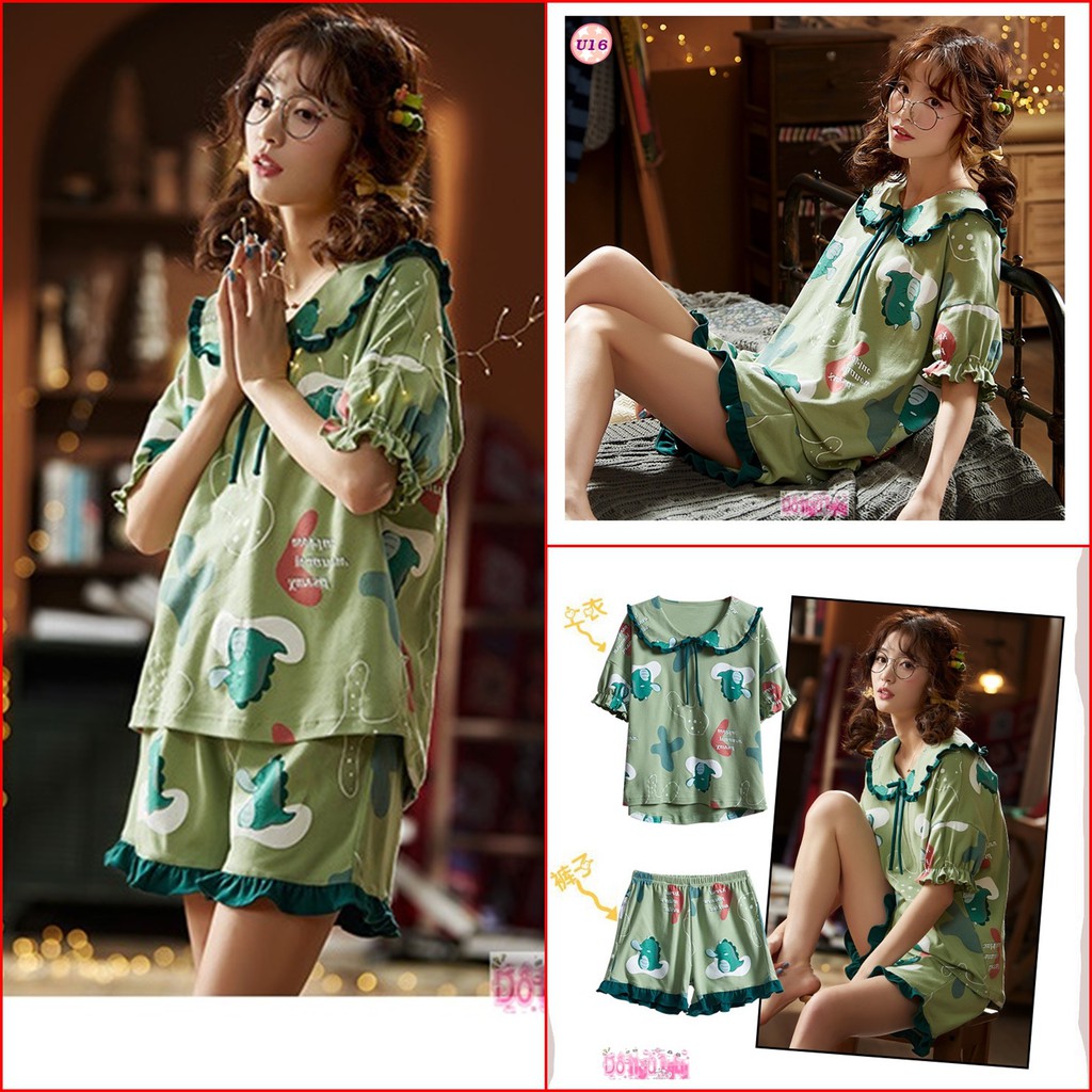 Bộ Ngủ đùi thun cotton U2 | BigBuy360 - bigbuy360.vn