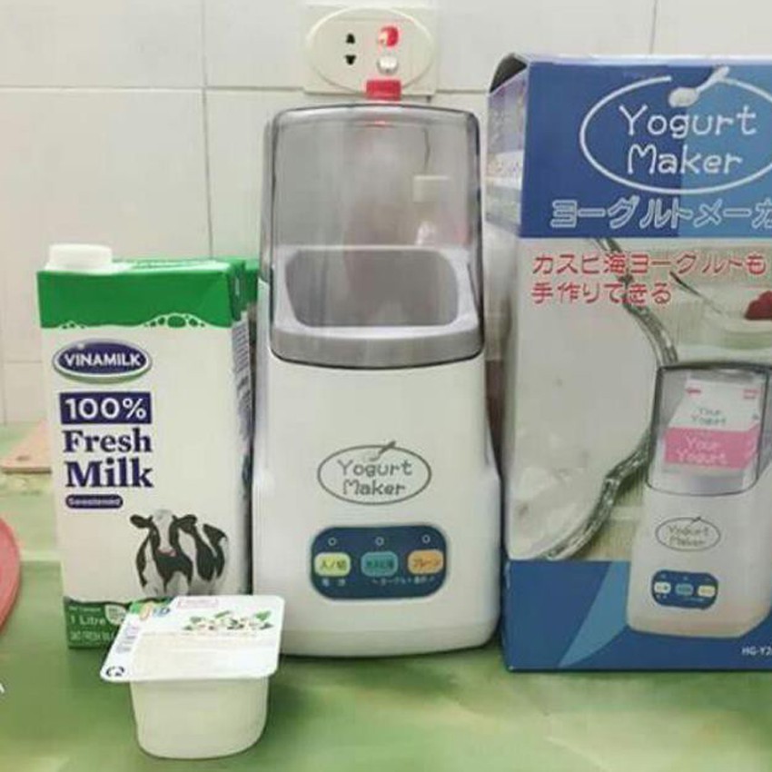 Máy làm sữa chua Yogurt Maker phiên bản mới nhất 2021 - Ưu đãi lớn khu mua kèm 12 hũ thủy tinh cao cấp chỉ 10k