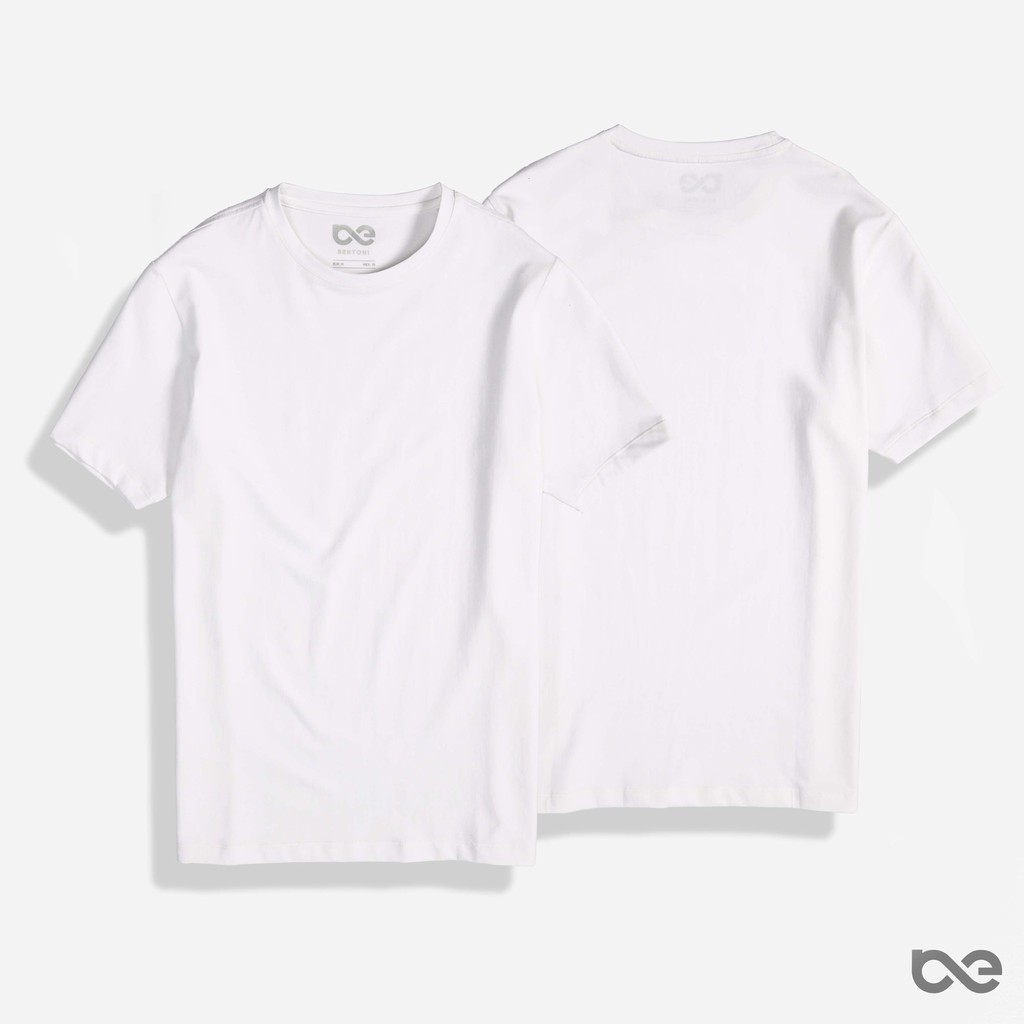Áo phông nam Bentoni - Basic Tee AOTRBEN052 (Trắng)