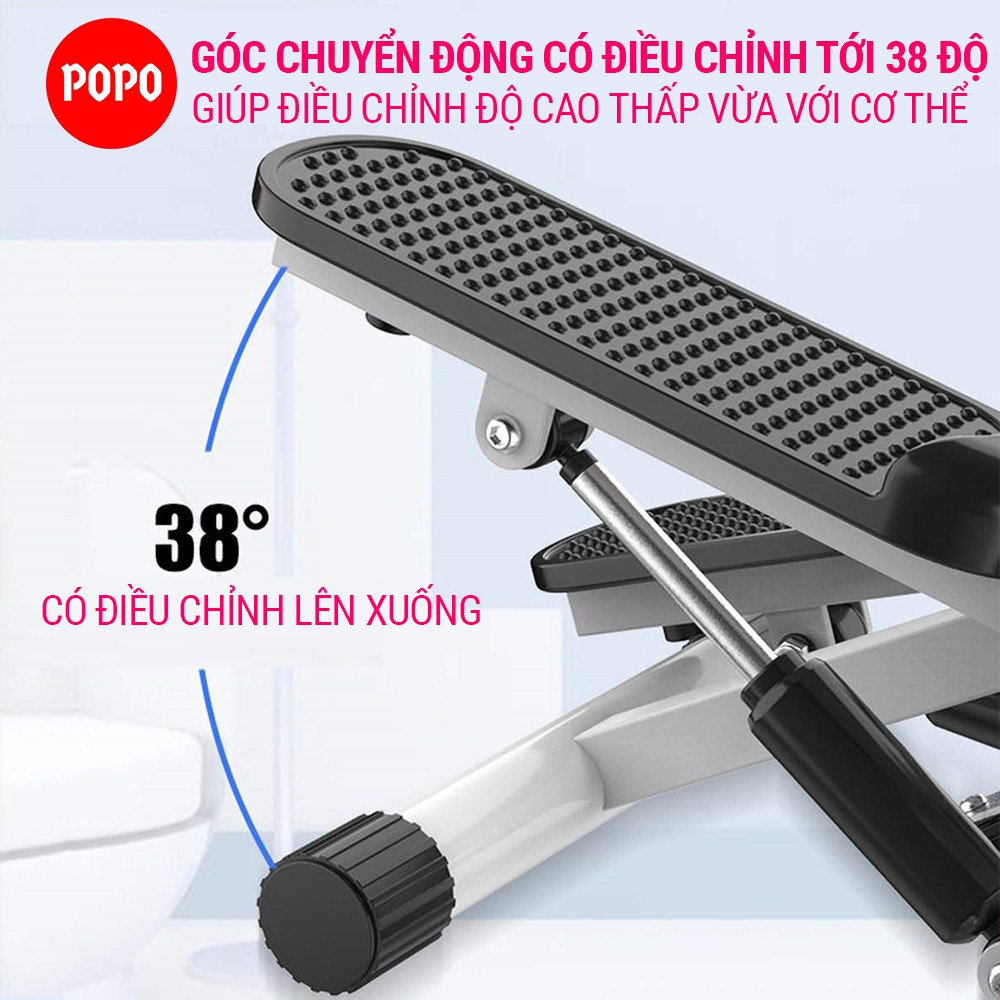 Xe đạp tập mini máy đi bộ thể hình thiết kế tiết kiệm di dộng thiết lập màn hình lcd hiển thị đa chức năng POPO Collecti
