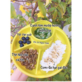 Khay Ăn Dặm Inomata tròn Nhật Bản