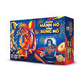 THÙNG 24 LON BIA TIGER 330ML (mẫu mới )