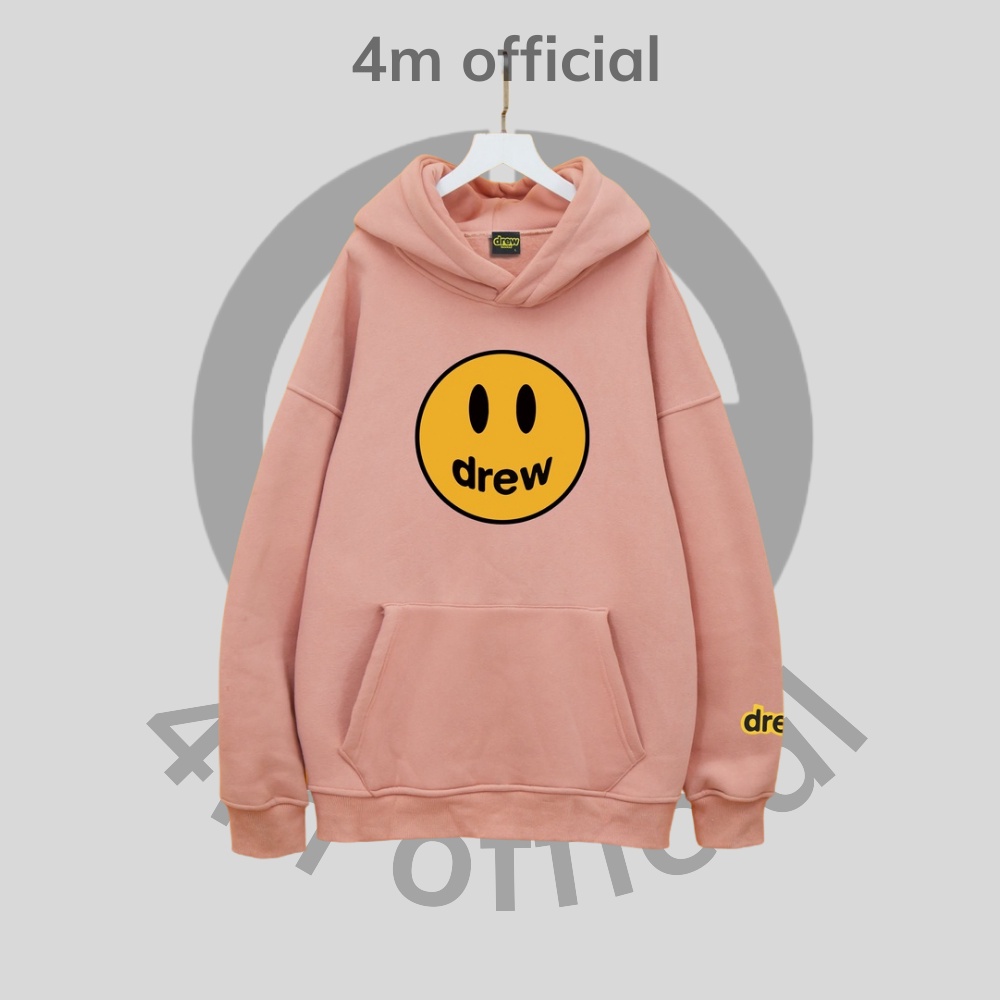 Áo Hoodie DREW HOUSE mặt cười 4m official , áo nỉ bông hoodie unisex nam nữ