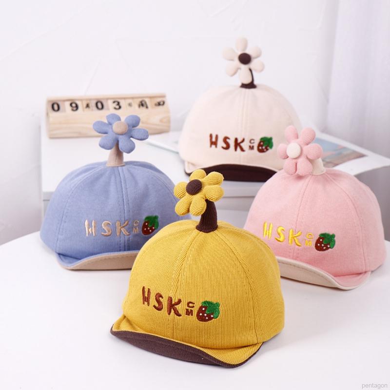 Mũ Lưỡi Trai Thêu Chữ Cực Cute Cho Bé