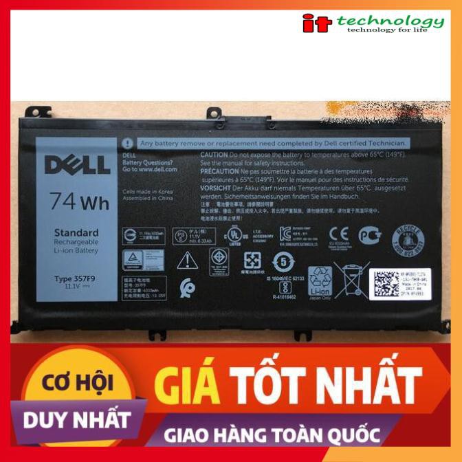 🎁 Pin Laptop DELL 7559 (ZIN) - 6 CELL - Inspiron 15-7000 7559, 357F9 71JF4