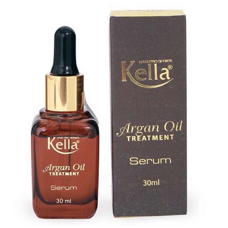 Tinh dầu Serum Kella Argan Oil Treatment Serum 30ml -  Phục hồi Tóc Hư tổn