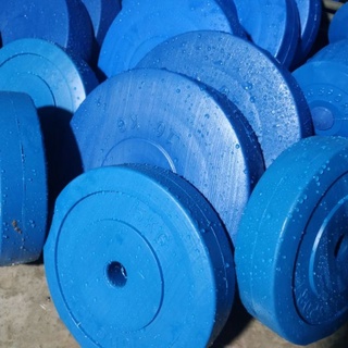Bánh tạ nhựa 1kg,2kg,3kg đã nhồi