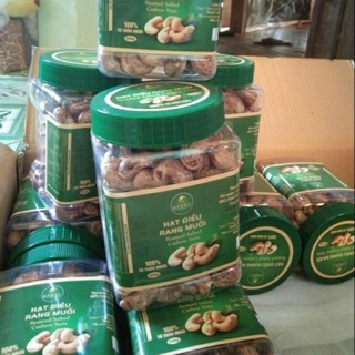 500g hạt điều nguyên bình phước rang củi - hạt điều rang muối bazan