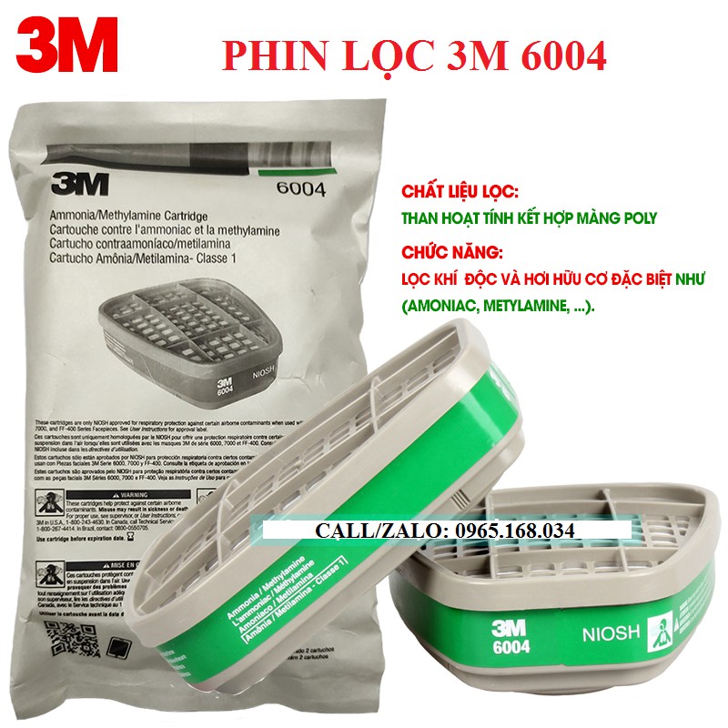 [1 CẶP] Phin lọc 3M 6001CN+ Phin lọc 3M 6001+ Phin lọc 3M 6003+ Phin lọc 3M 6004+ Phin lọc 3M 6006