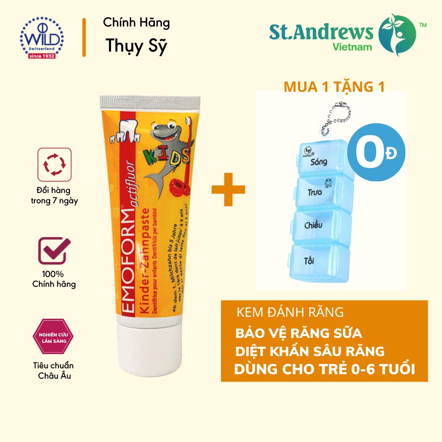 Kem Đánh Răng Dr.Wild, Chính Hãng Thụy Sỹ, Review Tốt Trên Sàn Shopee, Giá Rẻ Nhất Thị Trường