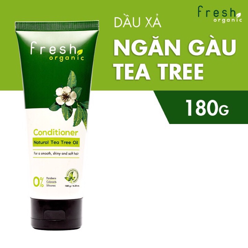 Combo gội + xả Fresh Organic Tràm Trà 500g + 180g