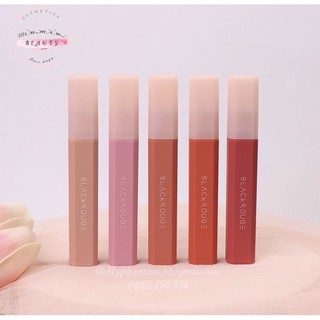 [New 2021] Son Kem Lì Mịn Mượt Nhẹ Môi Black Rouge Half N Half Water Velvet