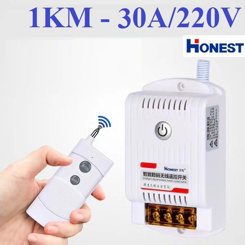 CÔNG TẮC ĐIỀU KHIỂN TỪ XA 2Km Honest HT-9220KG-2 Điều khiển motor điều khiển đèn