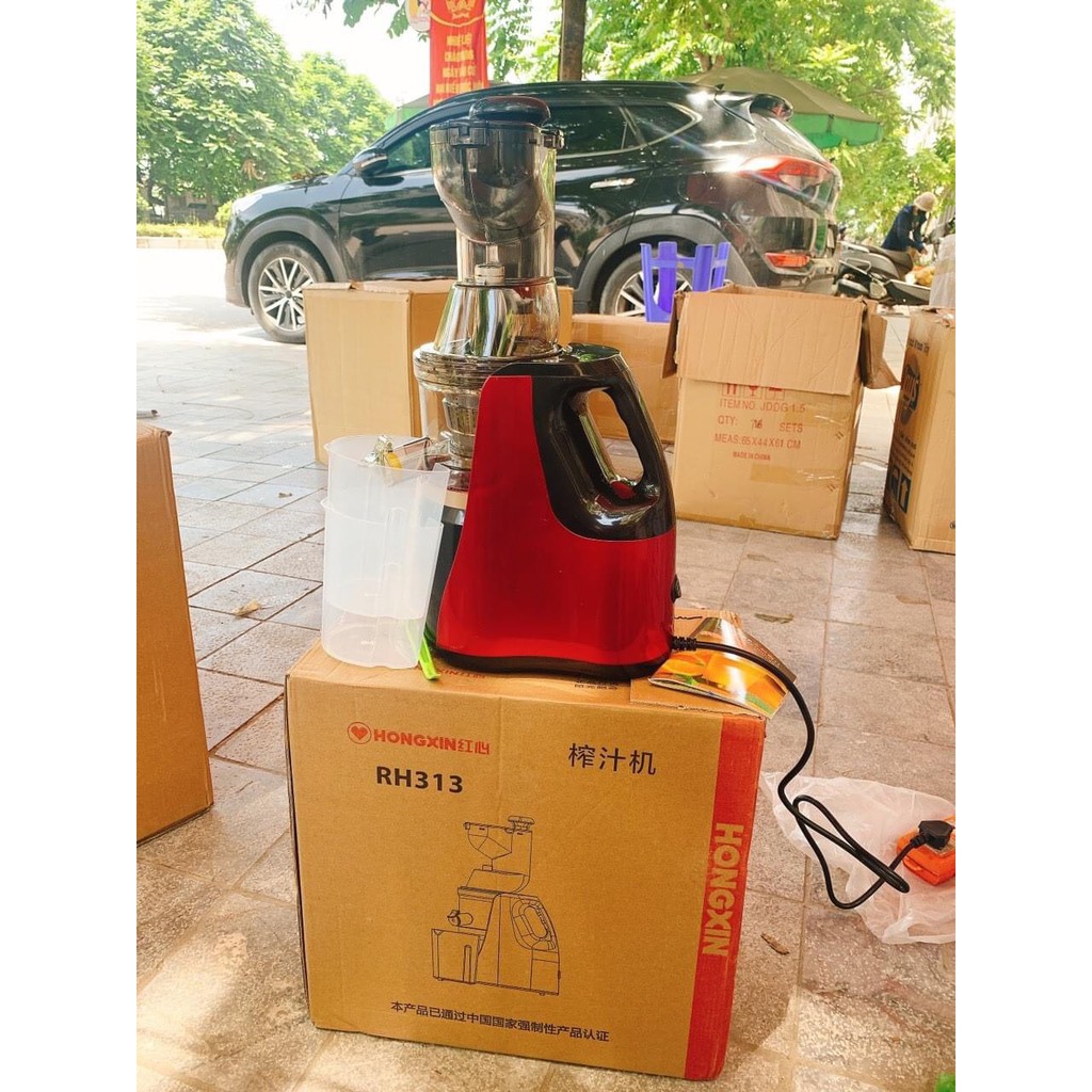 Máy ép hoa quả HONGXIN RH313 (bản cao cấp nhất) ép nguyên quả giữ nguyên chất hàng nội địa chính hãng số 1 Trung Quốc