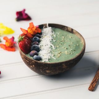 Bát gáo dừa/ Chén gáo dừa mài nhẵn