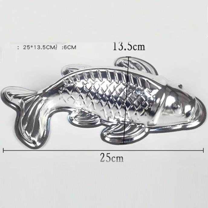 Khuôn  xôi inox hình con cá -  khuôn xôi,  khuôn thạch .