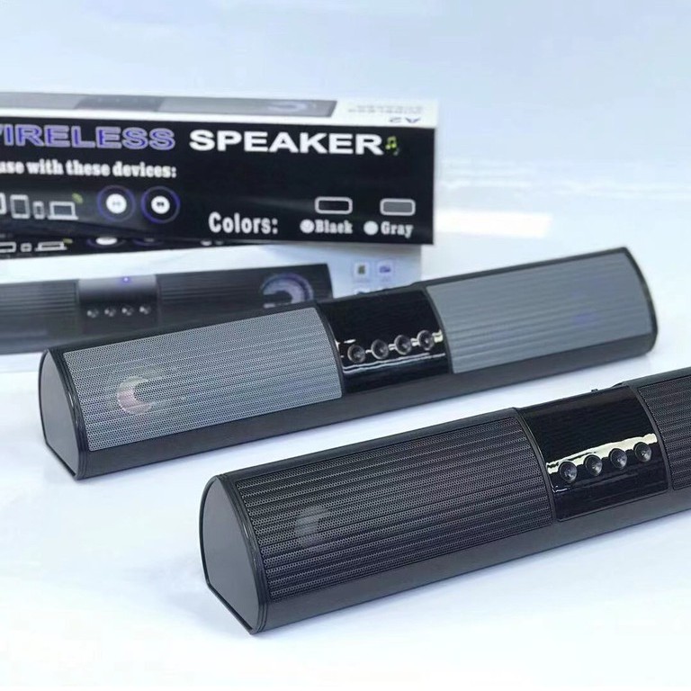 (BH 12 tháng) Loa bluetooth speaker A2 dáng dài 2 loa cực đỉnh, kiểu dáng sang trọng hỗ trợ thẻ nhớ, đài FM PB 2021