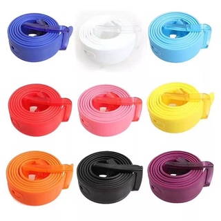 Korean fashion new plastic buckle candy color belt F54
