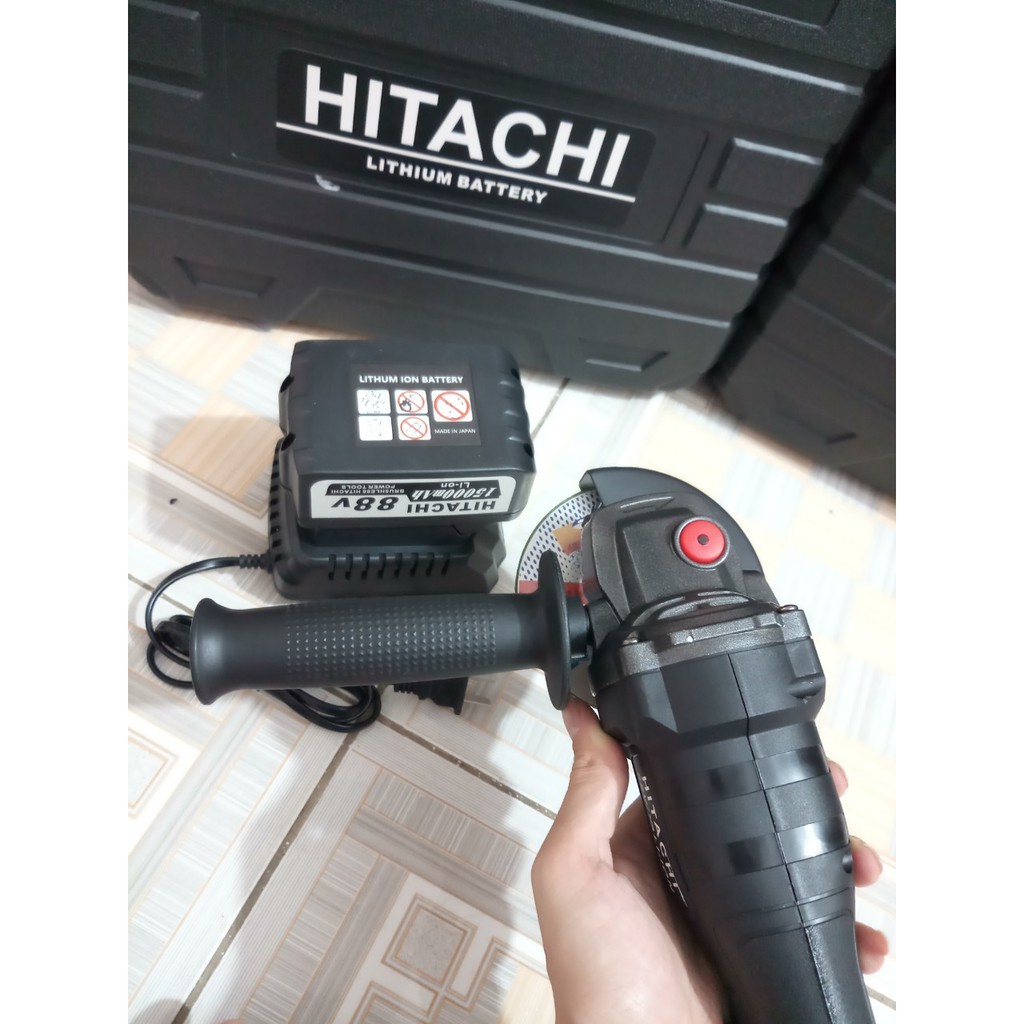 Máy mài pin Hitachi 118v không chổi than siêu khỏe