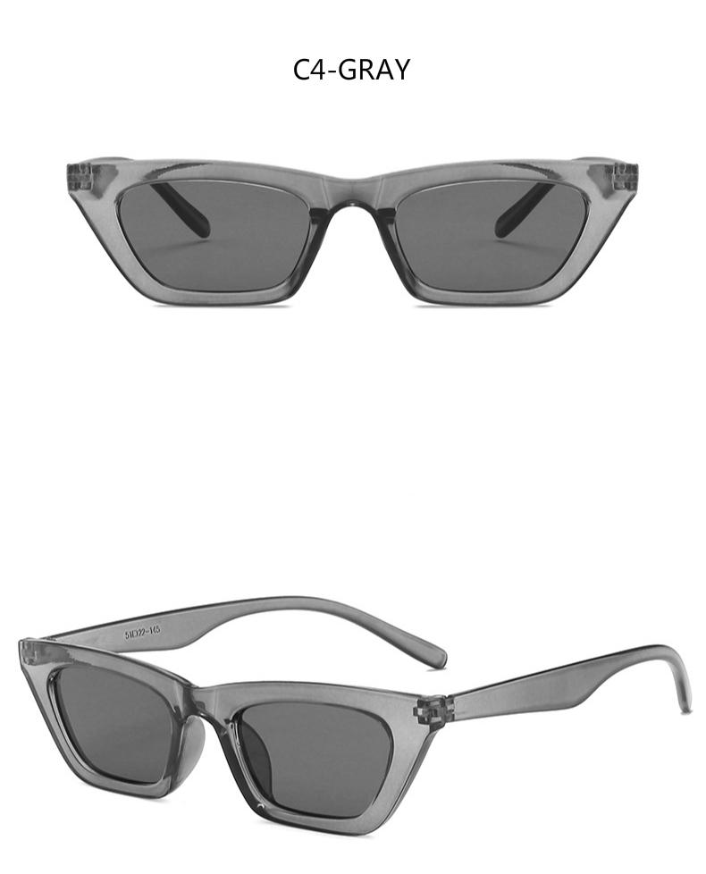 Kính râm mắt mèo gọng nhỏ phong cách cổ điển thời trang cho nam và nữ