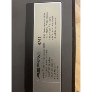 Laptop Acer Aspire 4741 chính hãng