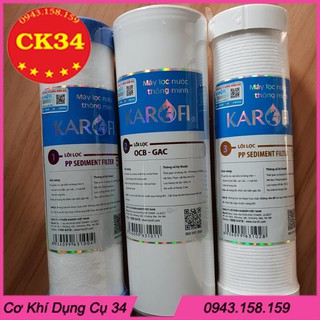 Bộ 3 lõi lọc nước karofi | lõi lọc nước karofi
