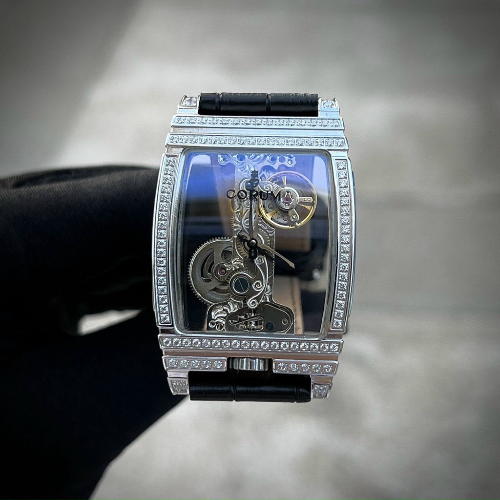 Đồng Hồ Nam Corum lộ cơ 2 mặtt - AUTOMATIC , Mặt 40mm , Chống Nước- Bảo Hành 24 Tháng