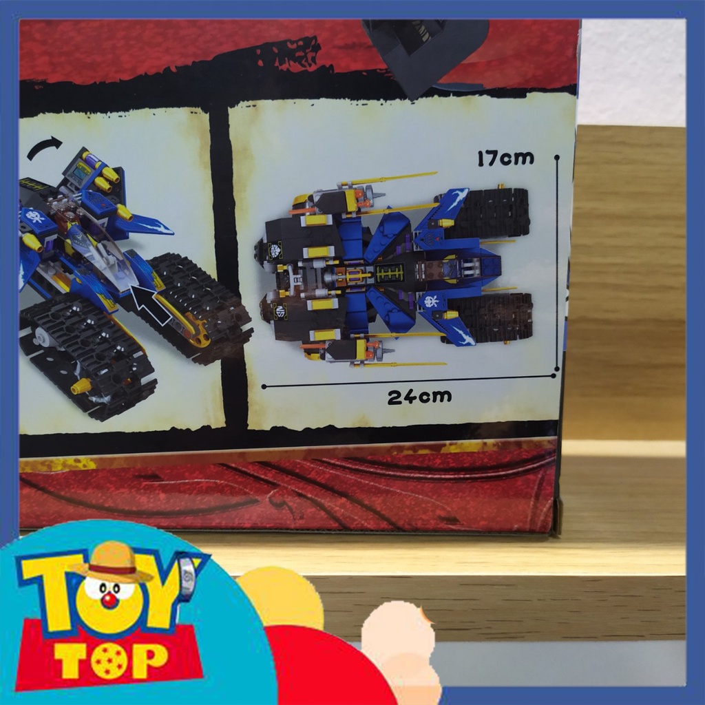 Đồ chơi lắp ráp ninjago ô tô chiến xa sấm sét bánh xích xe Thunder Chariot robot mech xếp hình ZM 44005 mô phỏng 71699