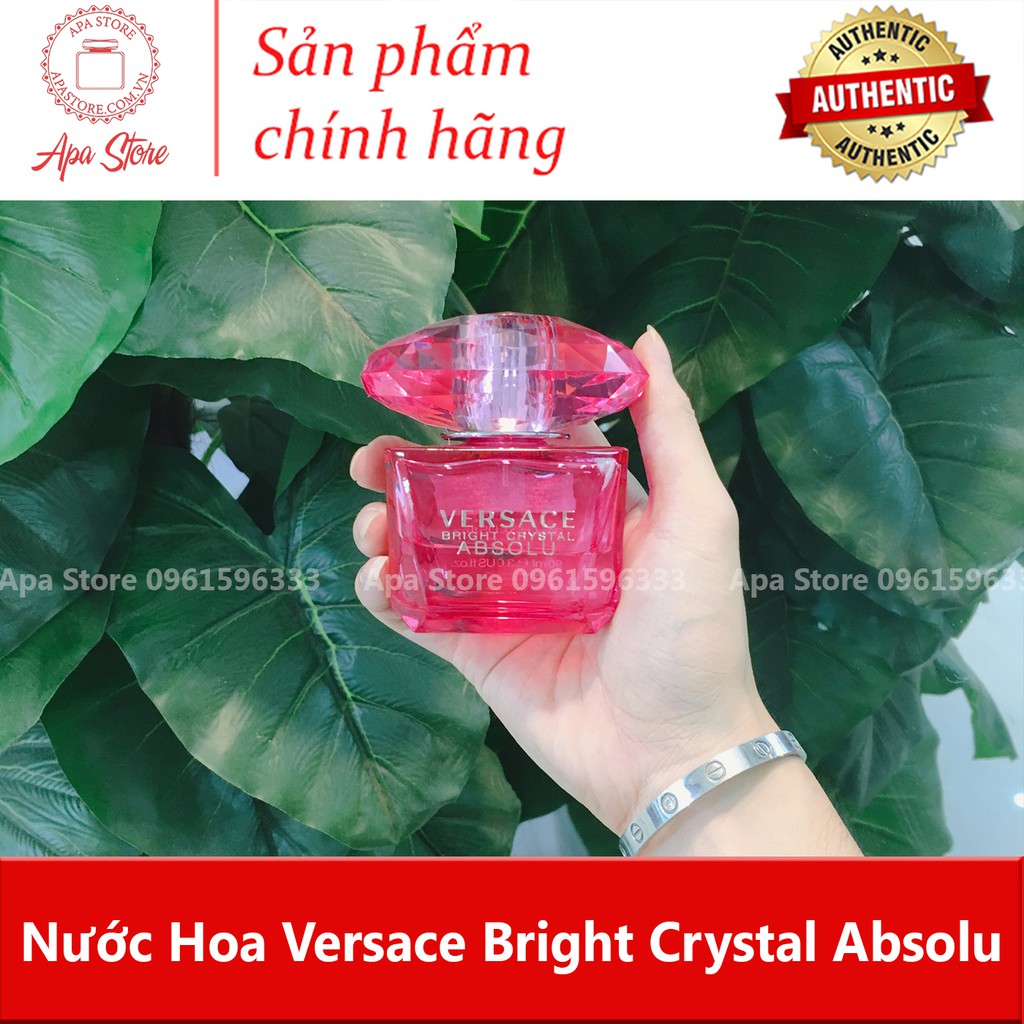 Nước Hoa Nữ Versace Bright Crystal Absolu Chai Full