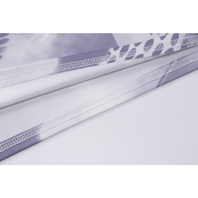 Set Áo Trễ Vai + Chân Váy Ngắn Lưng Thấp Hoạ Tiết Chấm Bi Thời Trang Cho Nữ