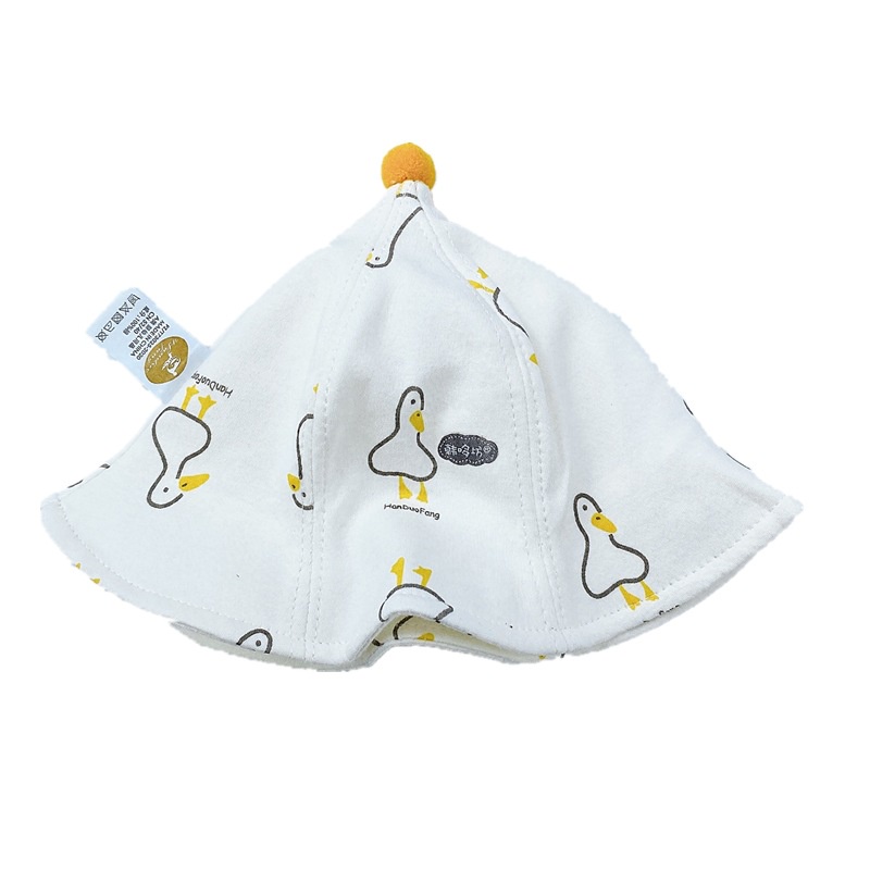 Nón Tai Bèo Vải Cotton Mỏng Thời Trang Xuân Thu Dễ Thương Cho Bé Sơ Sinh