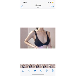 Áo bra móc len thủ công handmade
