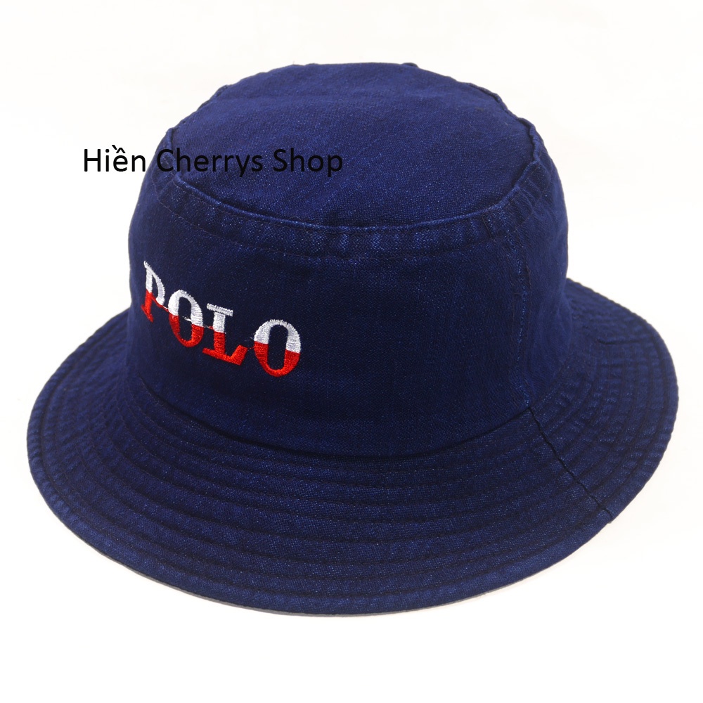 Nón thời trang, mũ BUCKET chữ -vải JEAN cao cấp thời trang cực đẹp (Ảnh thật)