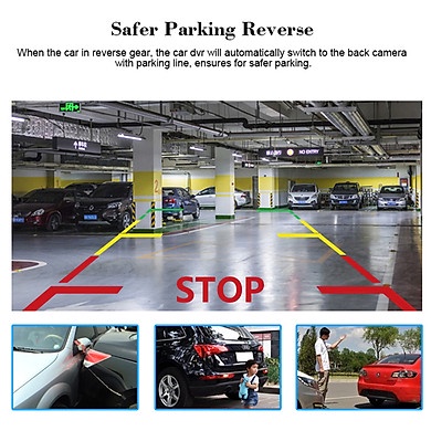 Cam hành trình Phisung k7 đặt taplo hỗ trợ lùi xe màn hình cảm ứng full HD 4G | BigBuy360 - bigbuy360.vn