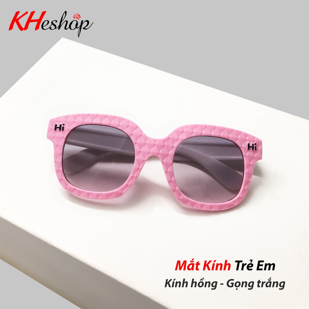 Kính mắt thời trang, kính râm đi nắng cho bé chữ Hi mã Y1559