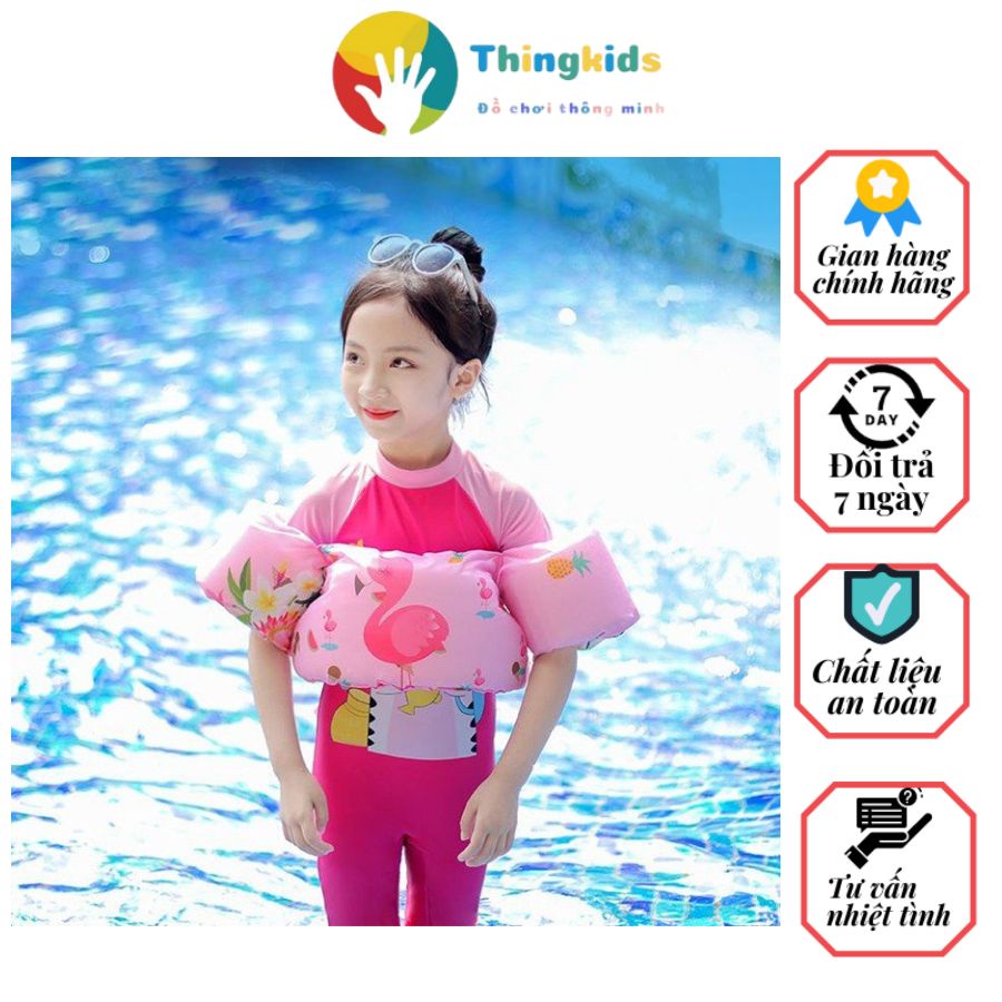 Phao bơi đỡ ngực kèm phao tay cho bé - Thingkids