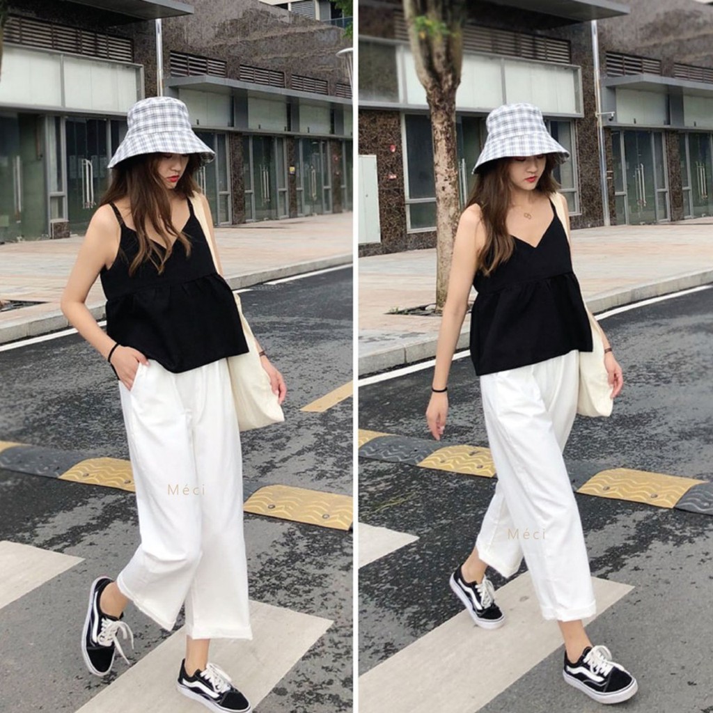 Quần đũi ống rộng lỡ Hot Summer Q002