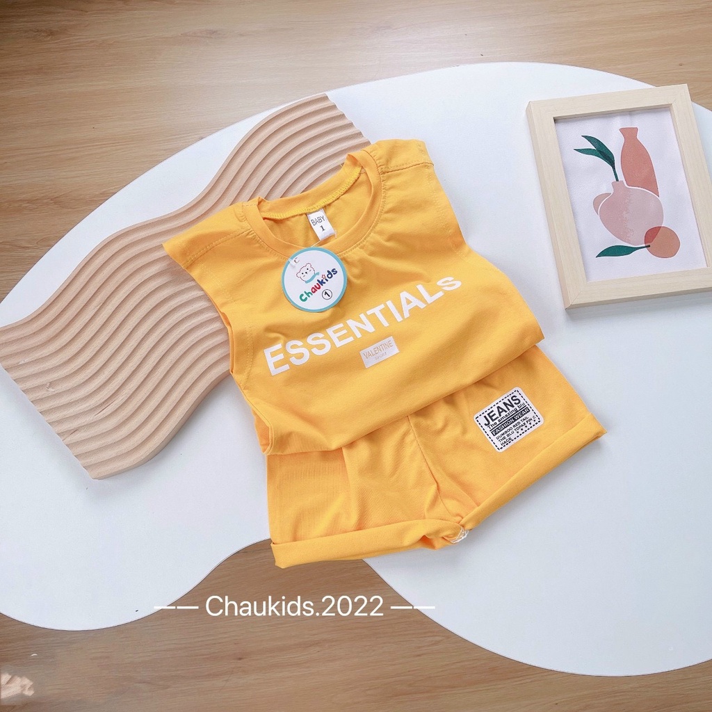 Bộ quần áo trẻ em bé Trai phong cách hàng hiệu chất cotton size cho bé sơ sinh đến 5 tuổi nhà MiDuKid