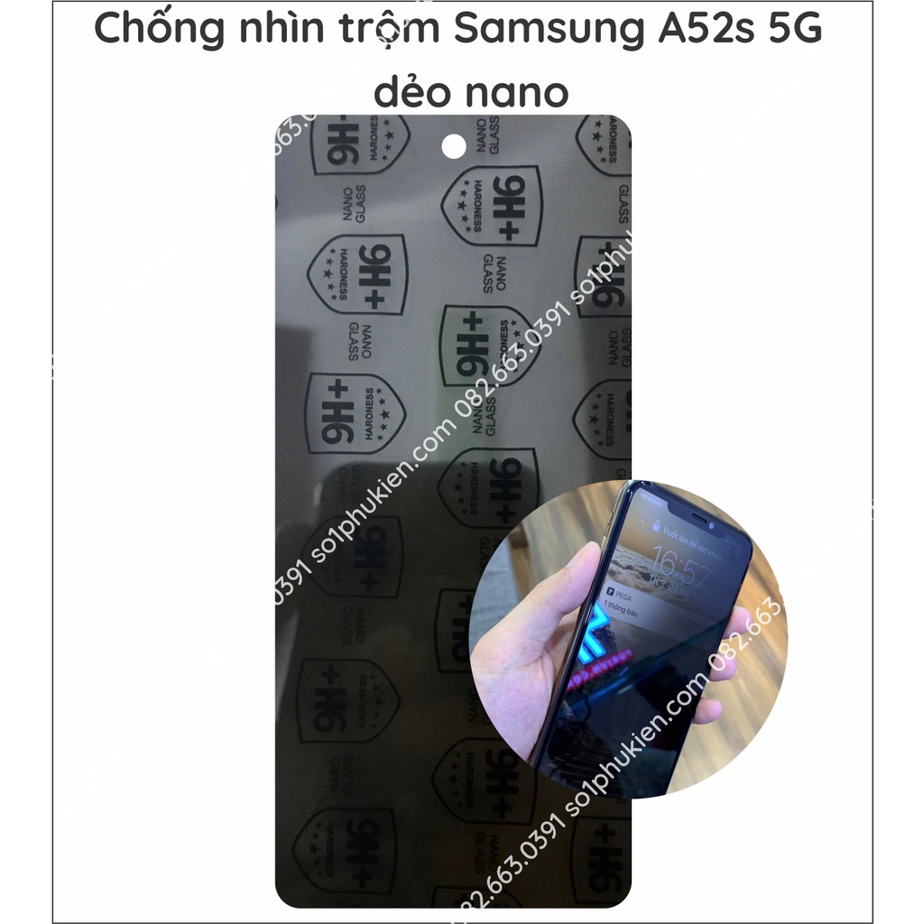 Dán cường lực chống nhìn trộm cho Samsung Galaxy A52 A52s 4G 5G