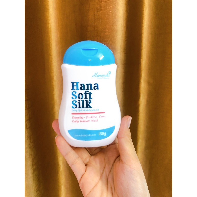 Dung Dịch Vệ Sinh Phụ Nữ Hana Soft Silk Hanayuki Chính Hãng Date 2023