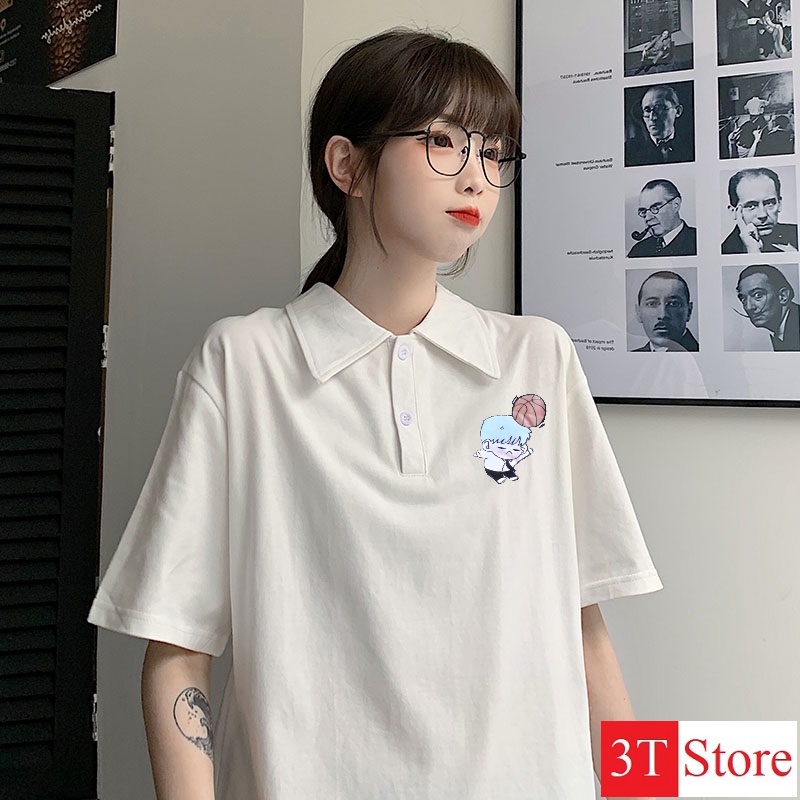 Áo Polo Nữ Freesize, Cotton - thấm hút mồ hôi | BigBuy360 - bigbuy360.vn
