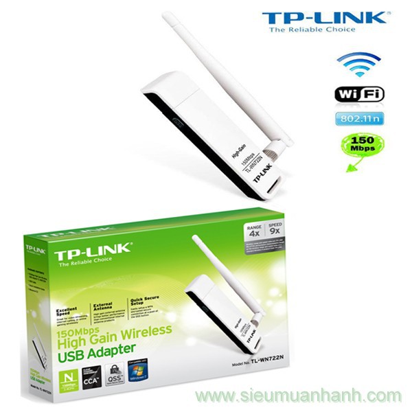 USB WIFI USB TP-LINK 722 CÓ ANTEN | WebRaoVat - webraovat.net.vn