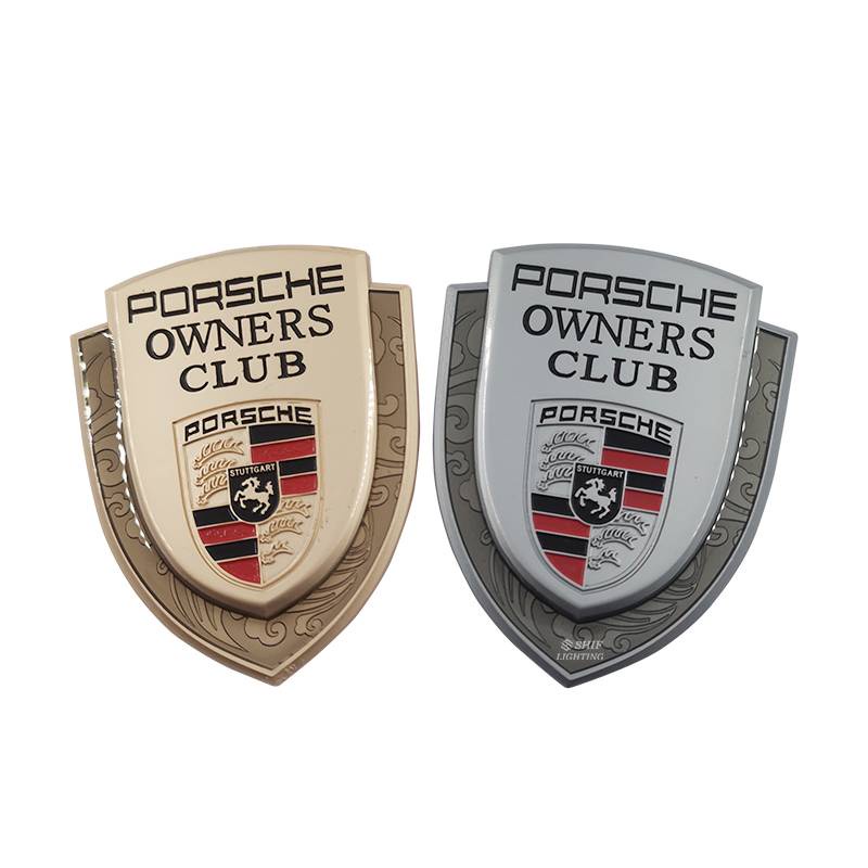 1 Miếng Dán Logo Kim Loại Trang Trí Xe Hơi Porsche