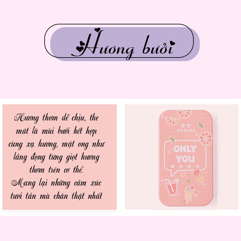 Nước hoa khô SHIMANG hương trái cây ngọt ngào tươi mát sáp thơm ZD-NH2 | BigBuy360 - bigbuy360.vn