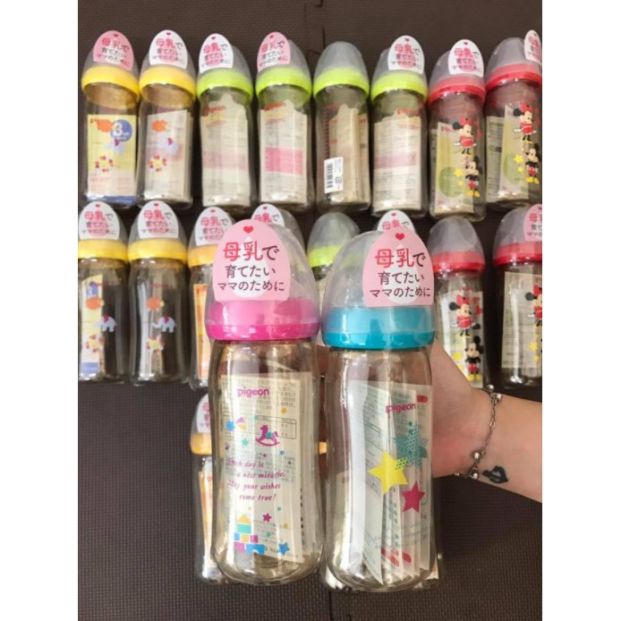  💖💖ĐỦ SIZE💖💖Bình Sữa Pigeon Nội Địa Nhật 160ml/240m