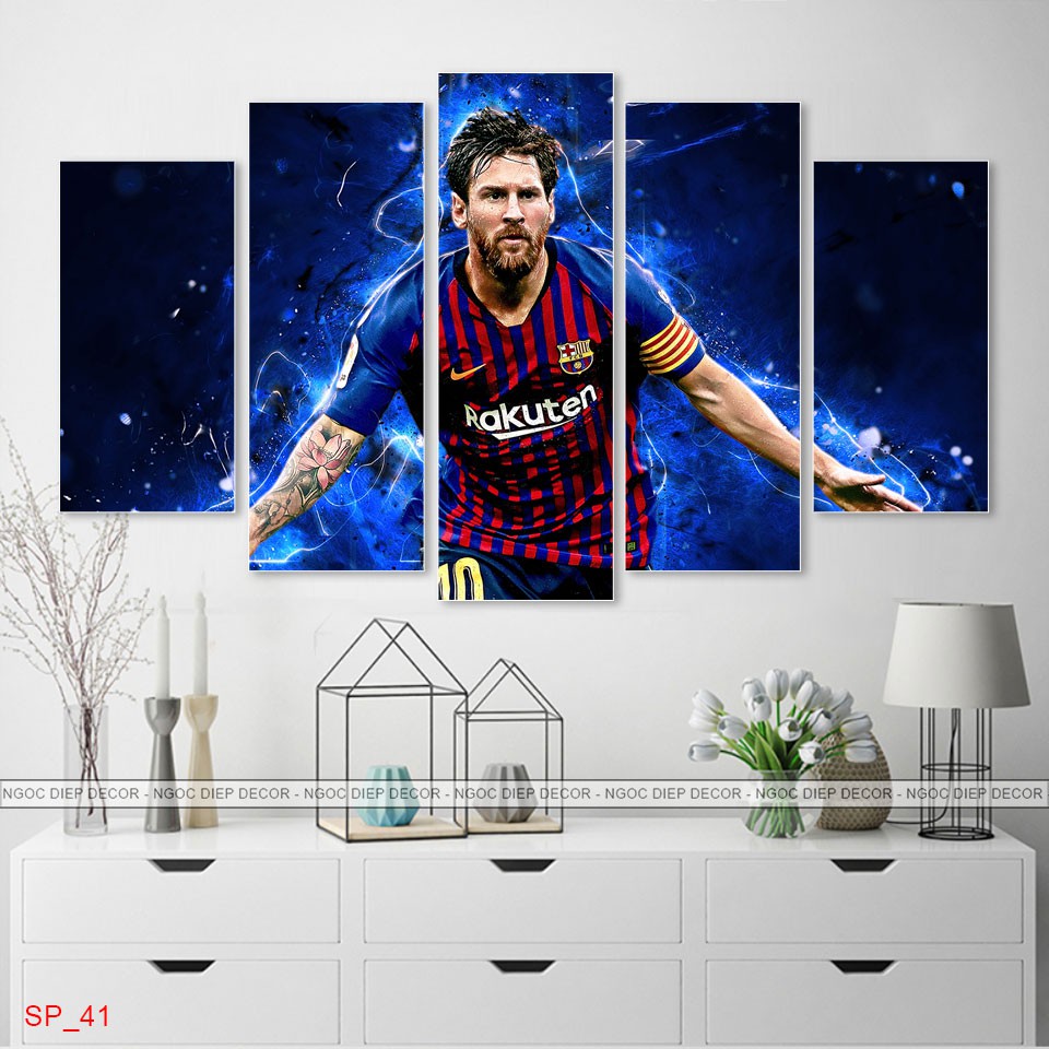 Tranh Lionel Messi